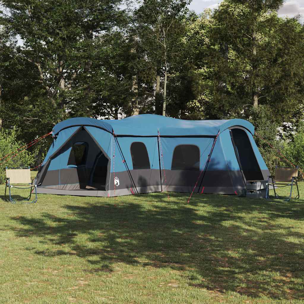 Telt For 16 Personer Med Tak Med Lagring Blå 680 X 510 X 210 Cm