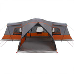 Telt For 16 Personer Med Tak Grå Og Oransje 680 X 510 X 210 Cm