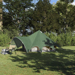 Teepee Telt 3-Person Med Tak Grønn Og Grå 312 X 312 X 197 Cm