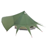 Teepee Telt 5-Person Med Tak Grønn Og Grå 415 X 415 X 247 Cm