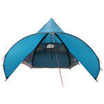 Teepee Telt 5-Person Med Tak Blå Og Grå 415 X 415 X 247 Cm
