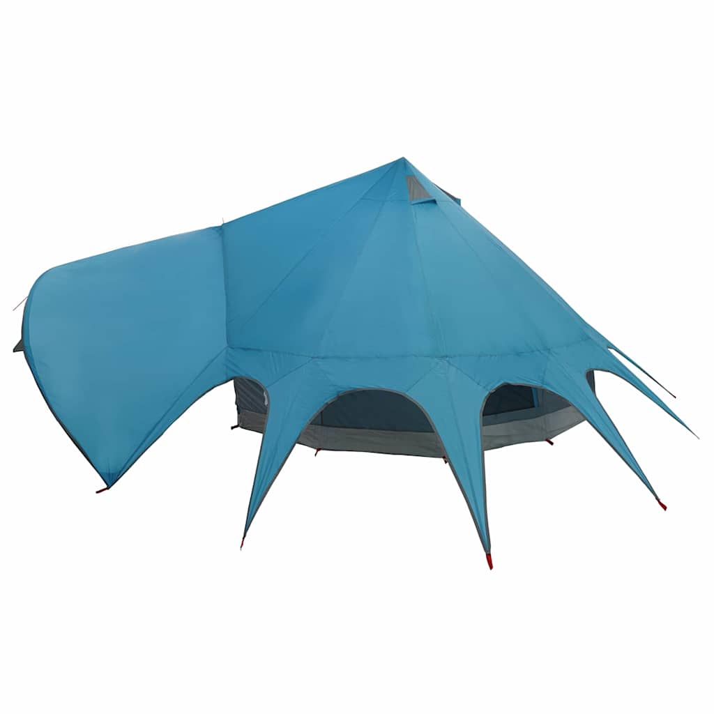 Teepee Telt 5-Person Med Tak Blå Og Grå 415 X 415 X 247 Cm