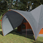 Teepee Telt 5-Person Med Tak Grå Og Oransje 415 X 415 X 247 Cm