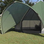 Teepee Teltt 7-Personer Med Tak Grønn Og Grå 600 X 600 X 347 Cm
