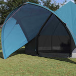Teepee Teltt 7-Personer Med Tak Blå Og Grå 600 X 600 X 347 Cm