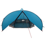 Teepee Teltt 7-Personer Med Tak Blå Og Grå 600 X 600 X 347 Cm