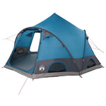 Dome Telt 4-Personer Med Tak Med Lagring Blå 505 X 450 X 248 Cm