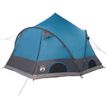 Dome Telt 4-Personer Med Tak Med Lagring Blå 505 X 450 X 248 Cm