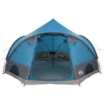 Dome Telt 4-Personer Med Tak Med Lagring Blå 505 X 450 X 248 Cm