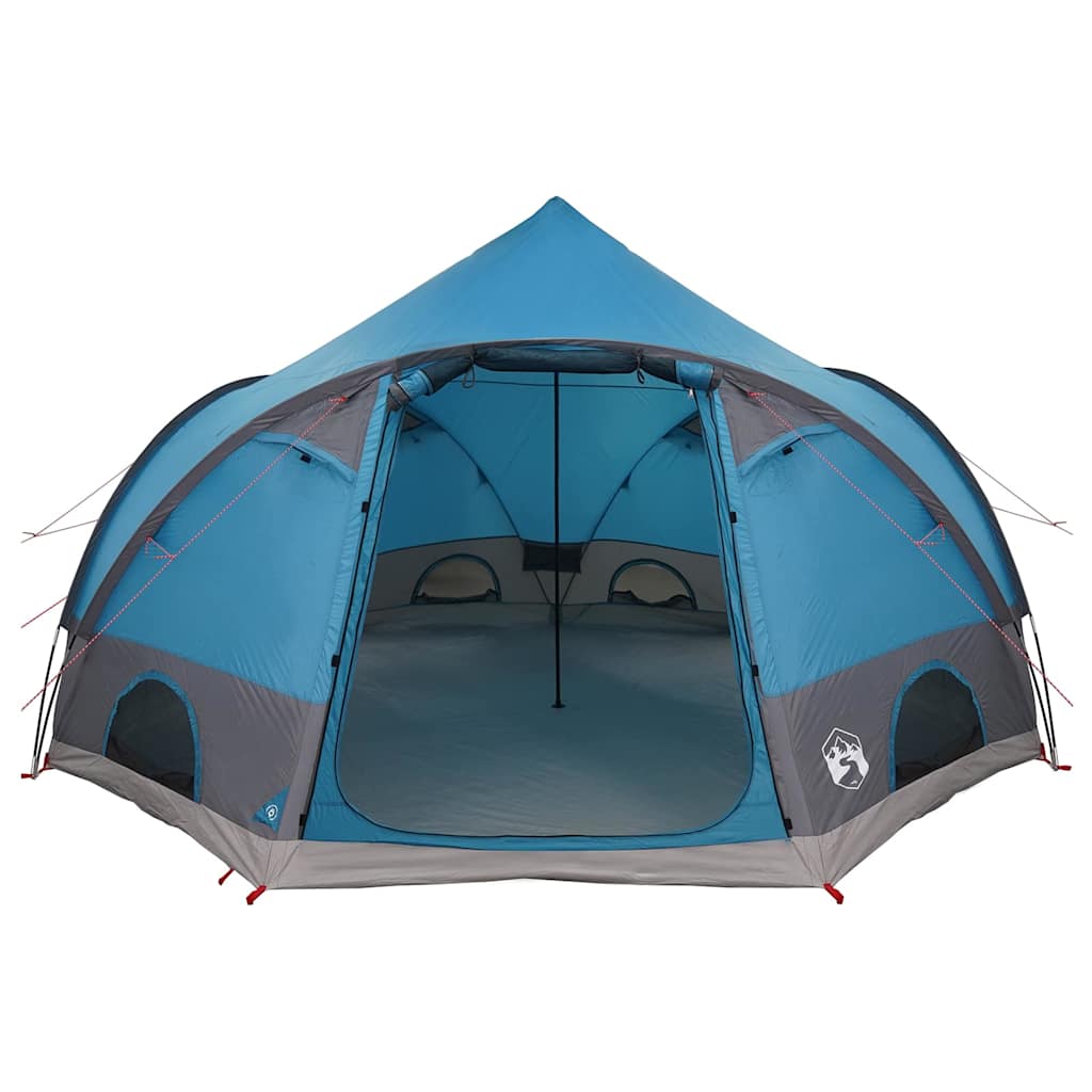 Dome Telt 4-Personer Med Tak Med Lagring Blå 505 X 450 X 248 Cm