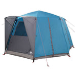 Kabin Telt For 6 Personer Med Tak Blå 425 X 396 X 222 Cm