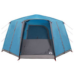 Kabin Telt For 6 Personer Med Tak Blå 425 X 396 X 222 Cm