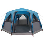 Kabin Telt For 6 Personer Med Tak Blå 425 X 396 X 222 Cm