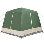 Hytte Telt For 5 Personer Grønn Og Hvit 333 X 317 X 194 Cm