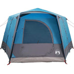 Hytte Telt For 5 Personer Med Tak Blå Og Grå 333 X 317 X 194 Cm