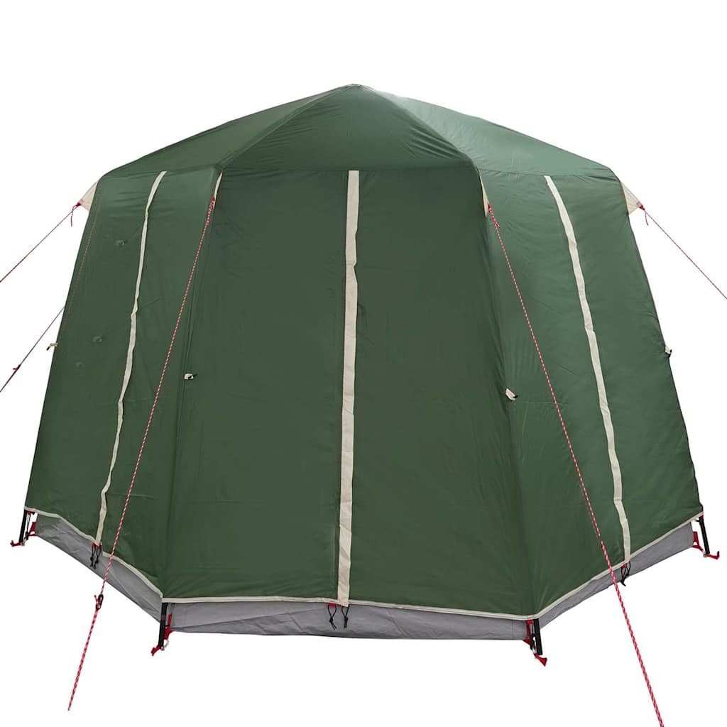 Hytte Telt For 3 Personer Grønn Og Hvit 320 X 320 X 203 Cm