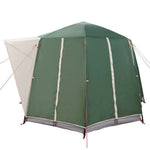 Hytte Telt For 3 Personer Grønn Og Hvit 320 X 320 X 203 Cm