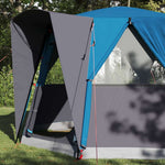 Hytte Telt For 3 Personer Med Tak Blå Og Grå 320 X 320 X 203 Cm