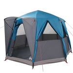 Hytte Telt For 3 Personer Med Tak Blå Og Grå 320 X 320 X 203 Cm