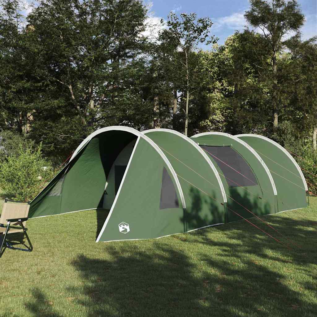 Tunnel Telt 5-Person Med Tak Grønn Og Hvit 805 X 405 X 211 Cm
