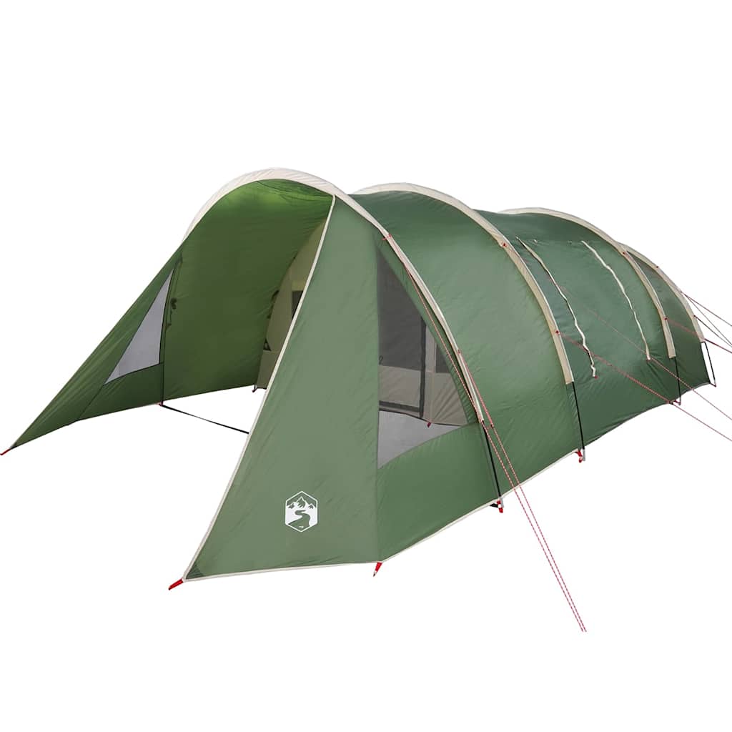 Tunnel Telt 5-Person Med Tak Grønn Og Hvit 805 X 405 X 211 Cm