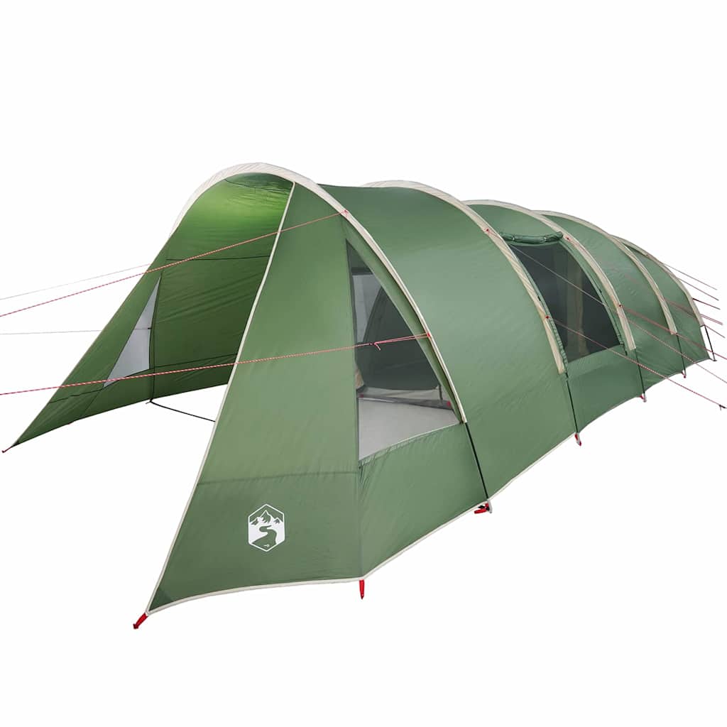 Tunnel Telt For 6 Personer Grønn Og Hvit 890 X 470 X 220 Cm