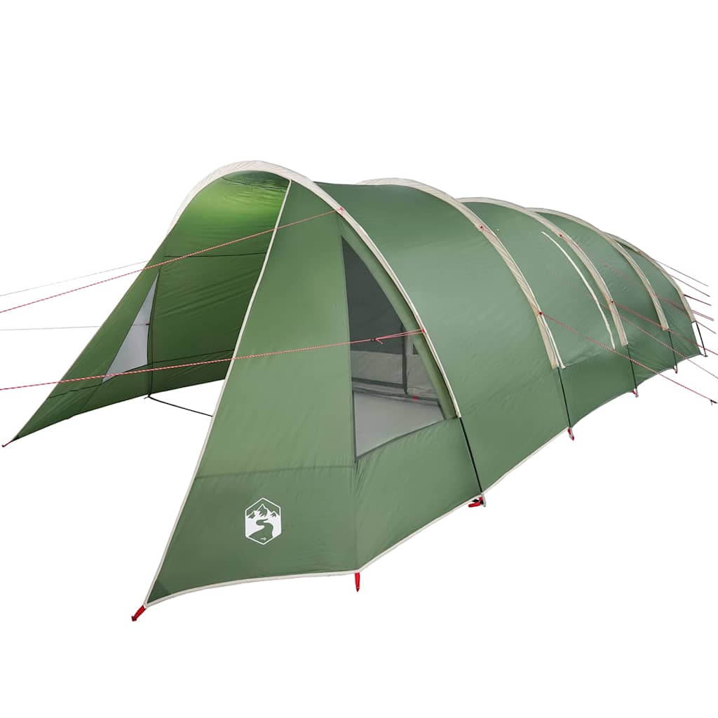 Tunnel Telt For 6 Personer Grønn Og Hvit 890 X 470 X 220 Cm
