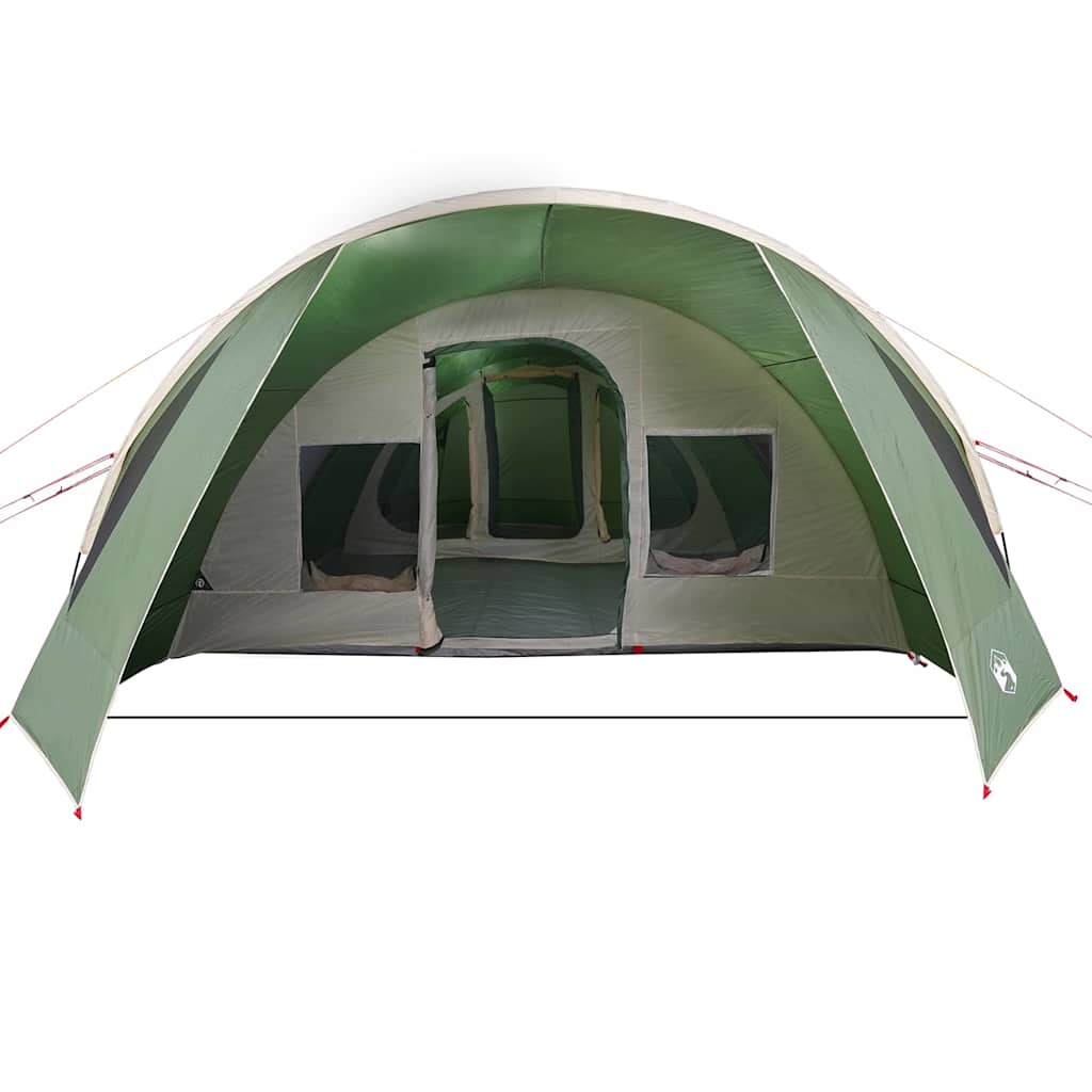 Tunnel Telt For 6 Personer Grønn Og Hvit 890 X 470 X 220 Cm