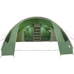 Tunnel Telt For 6 Personer Grønn Og Hvit 700 X 590 X 215 Cm