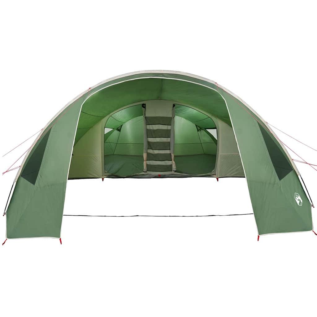 Tunnel Telt For 6 Personer Grønn Og Hvit 700 X 590 X 215 Cm
