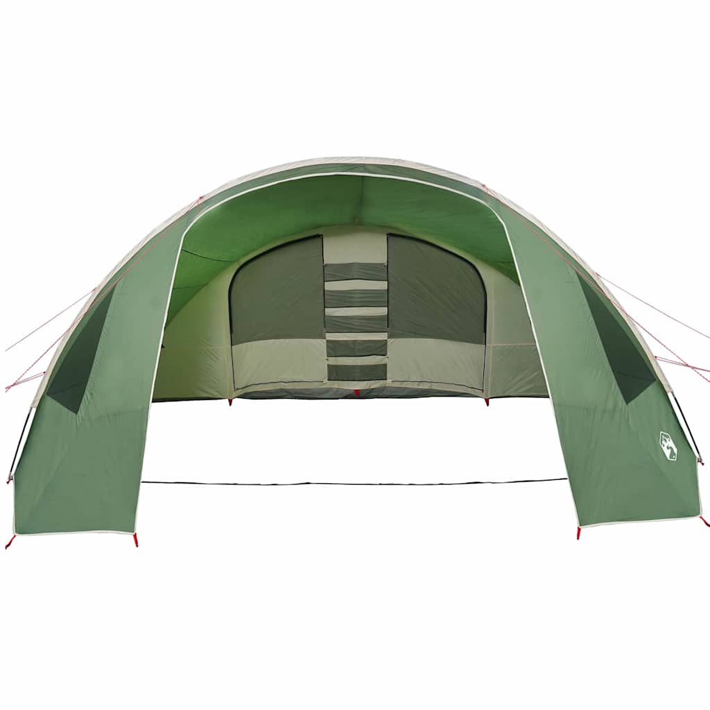 Tunnel Telt For 6 Personer Grønn Og Hvit 700 X 590 X 215 Cm
