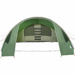 Tunnel Telt For 6 Personer Grønn Og Hvit 700 X 590 X 215 Cm