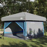 Innertelt 7-Person Med Tak Blå Og Grå 300 X 300 X 250 Cm