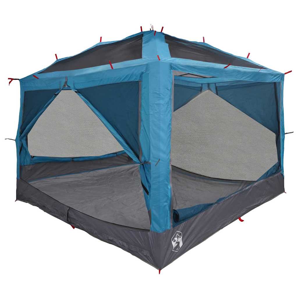 Innertelt 7-Person Med Tak Blå Og Grå 300 X 300 X 250 Cm