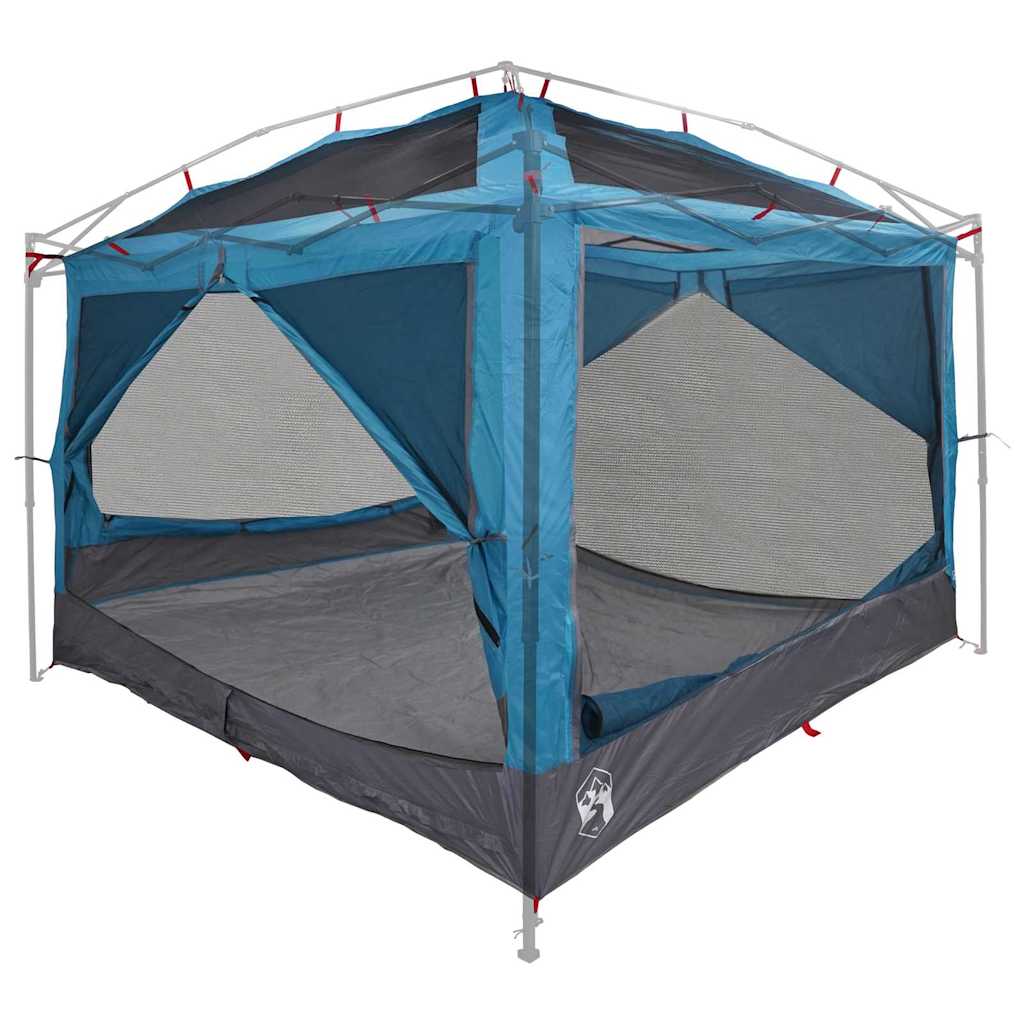 Innertelt 7-Person Med Tak Blå Og Grå 300 X 300 X 250 Cm