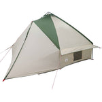 Teepee Tent 10-Person Med Tak Grønn Og Hvit 567 X 470 X 242 Cm