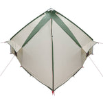 Teepee Tent 10-Person Med Tak Grønn Og Hvit 567 X 470 X 242 Cm