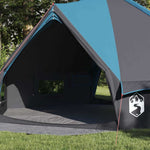 Teepee Telt 8-Personer Med Tak Blå Og Grå 490 X 410 X 210 Cm
