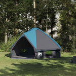 Teepee Telt 8-Personer Med Tak Blå Og Grå 490 X 410 X 210 Cm