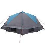 Teepee Telt 8-Personer Med Tak Blå Og Grå 490 X 410 X 210 Cm