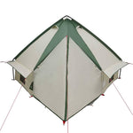 Teepee Telt 4-Person Med Tak Grønn Og Grå 388 X 320 X 169 Cm