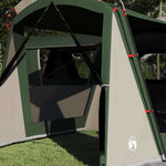 Familietelt For 20 Personer Grønn Og Hvit 745 X 700 X 217 Cm