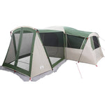Familietelt For 20 Personer Grønn Og Hvit 745 X 700 X 217 Cm