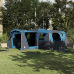 Familietelt For 20 Personer Blå Og Grå 745 X 700 X 217 Cm