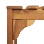 Boblebad Område Brun 255 X 255 X 55,5 Cm Solid Akasietre