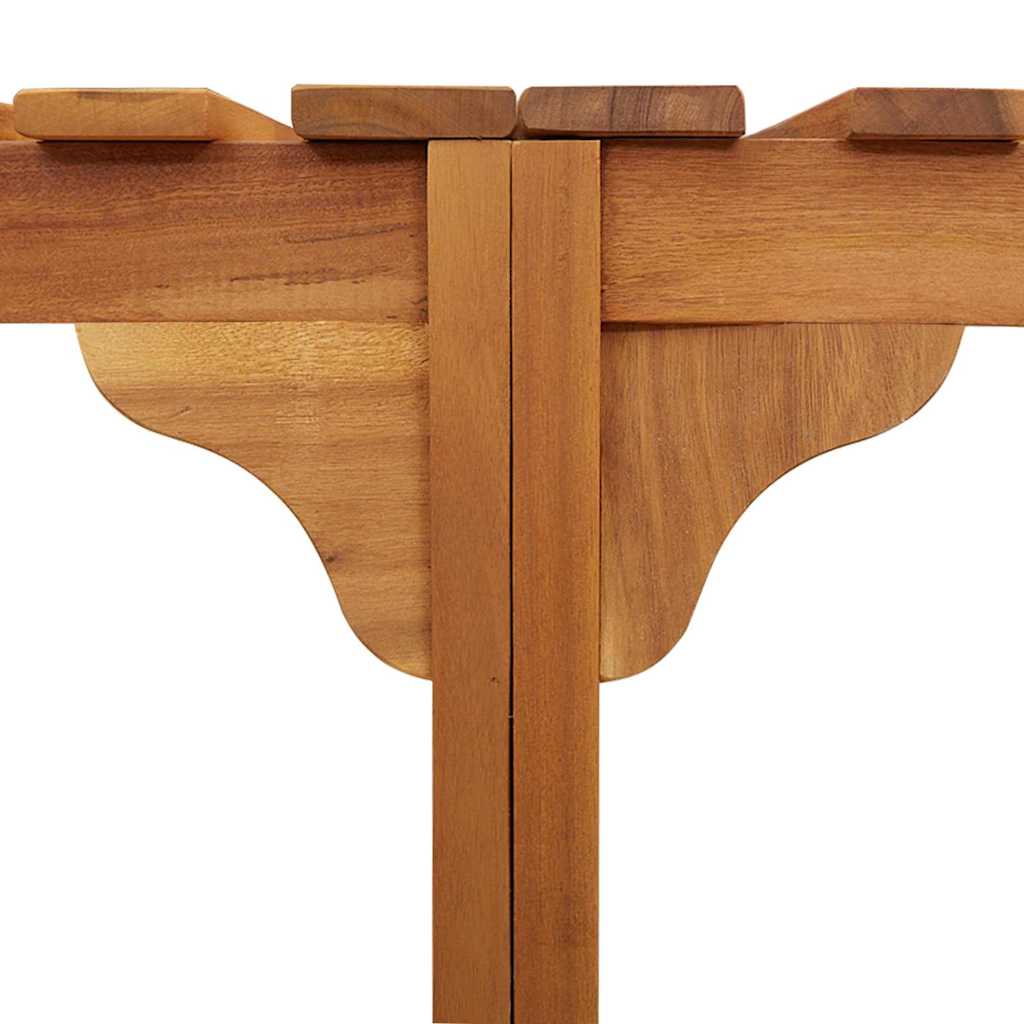 Boblebad Område Brun Ø275 X 55,5 Cm Solid Akasietre