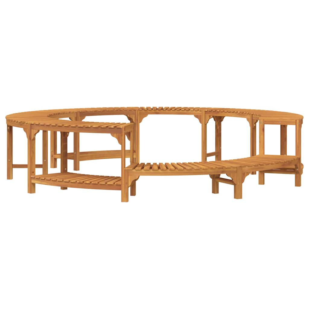 Boblebad Område Brun Ø275 X 55,5 Cm Solid Akasietre