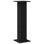 Høyttalerstativer 2 Pcs Svart Eik 30 X 30 X 95 Cm