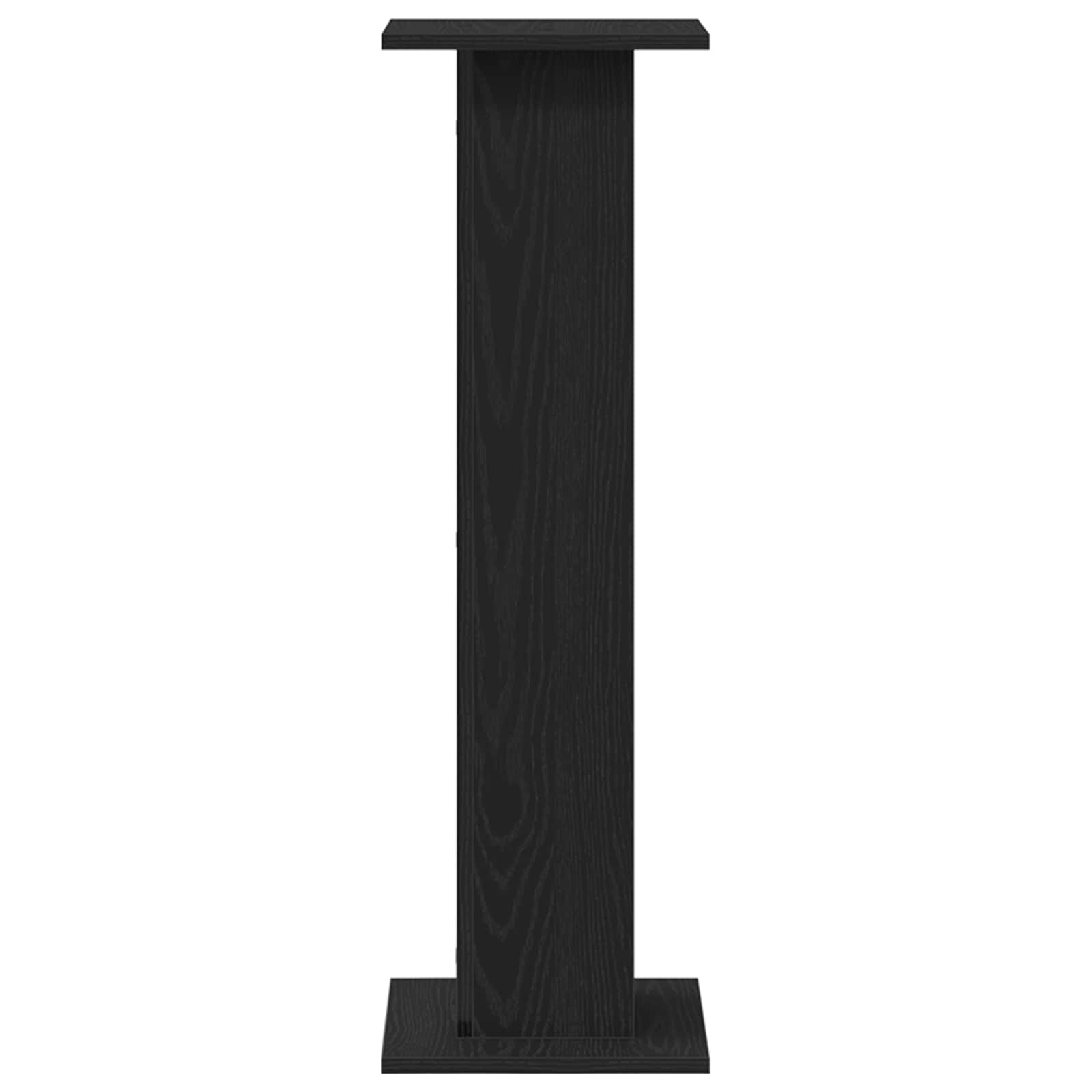 Høyttalerstativer 2 Pcs Svart Eik 30 X 30 X 95 Cm