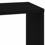 Bokhylle Svart Eik 45 X 23,5 X 162,5 Cm